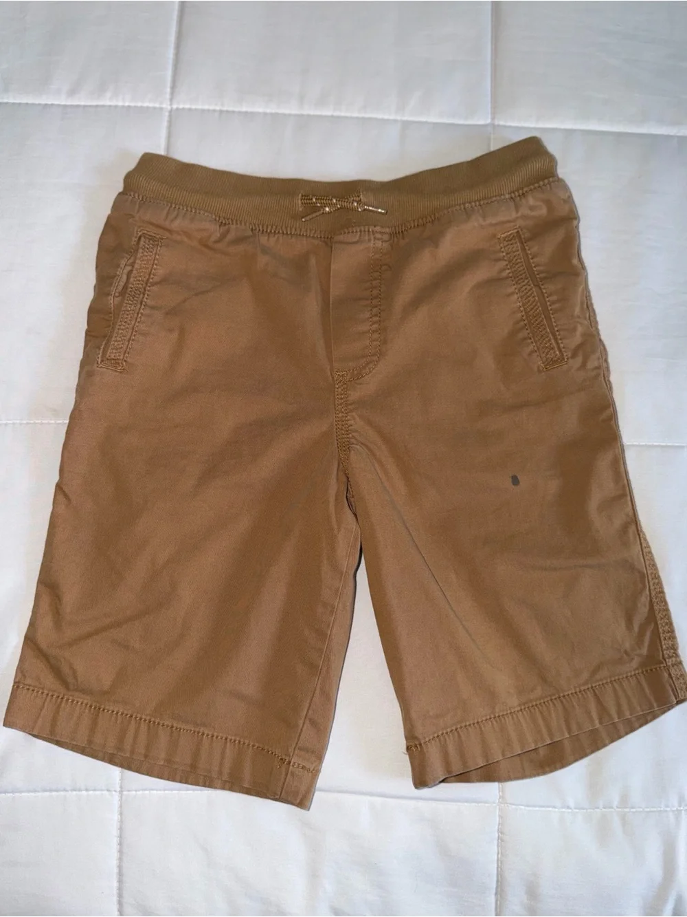 OShKosh B’gosh Boys Tan Casual Drawstring Shorts - Size 8